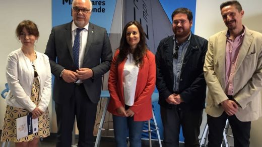 Prado Zúñiga, Julián Nieva, Eugenia Fernández, Pablo Camacho y José Miguel Pérez Taboada.